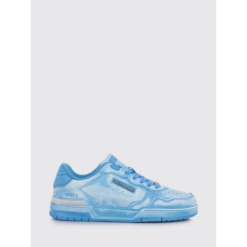 Plein Sport Men Plein Sport Viper Ii Used Leather Sneakers